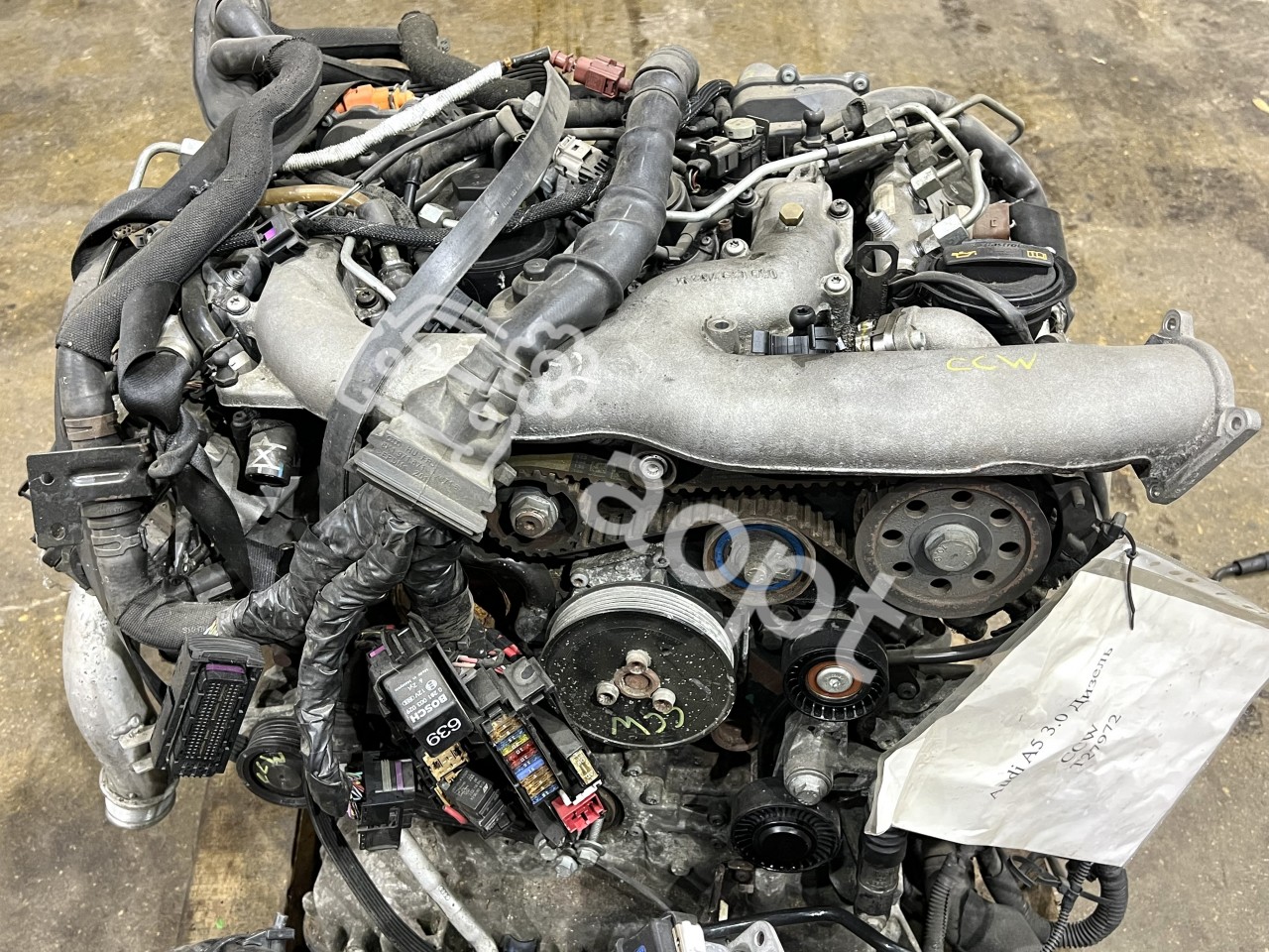 Контрактный двигатель VAG V6 3.0 TDI CCWA, CCWB, Audi A4 B8, Allroad, Audi A5, Q5