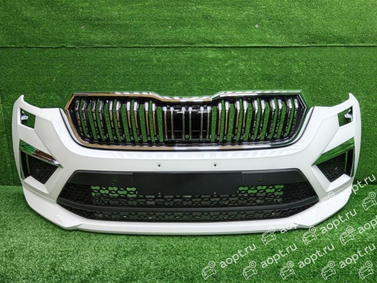 Передний бампер  Skoda Kodiaq 1 NS7  2021-2025