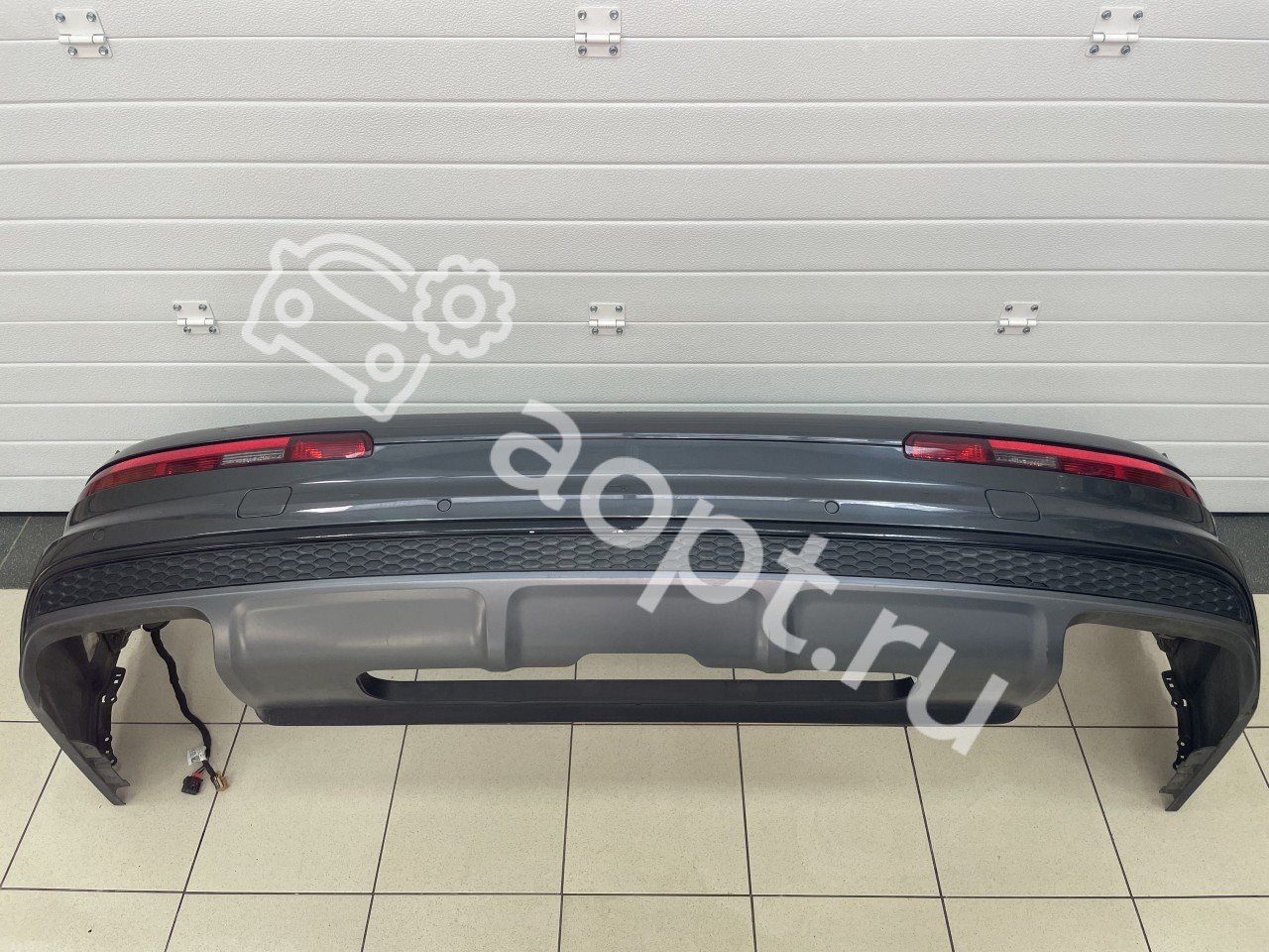 Бампер задний в сборе оригинал Audi Q7 S-Line, SQ7 4M