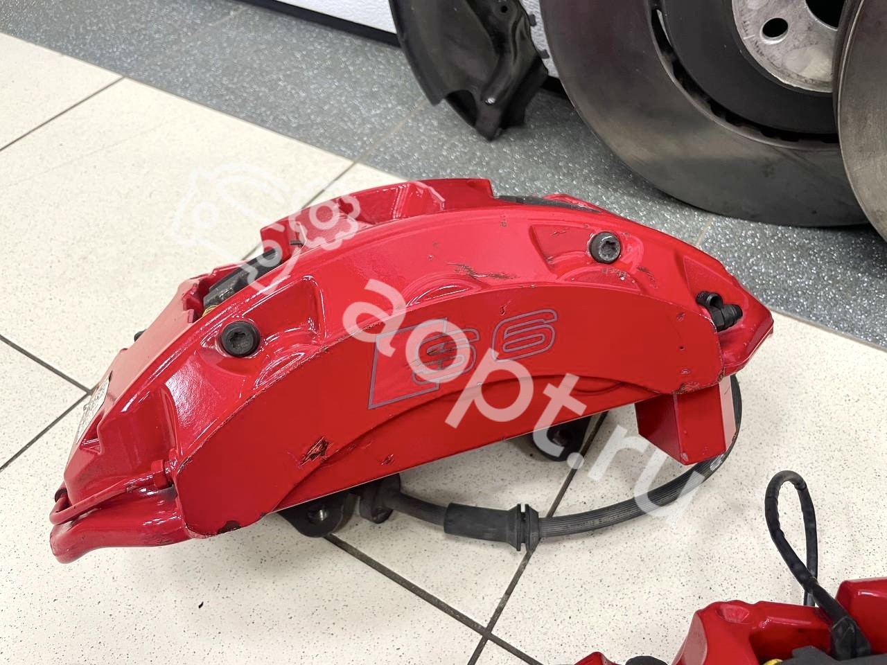 Тормоза Brembo 6 pot 400, 356 оригинал Audi S6 C7, S7, A8 W12 6.0  (4G0615107F) - купить в Москве