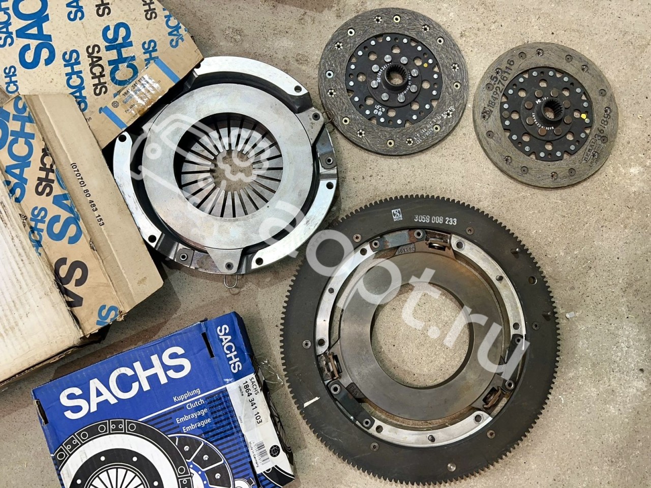 Новый комплект сцепления оригинал Sachs, Porsche 928