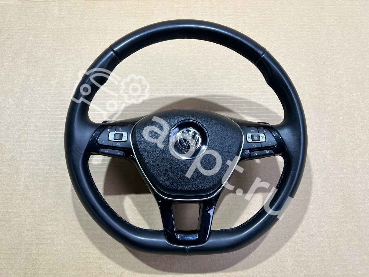 Мультируль кожа с лепестками Volkswagen Golf 7 MQB