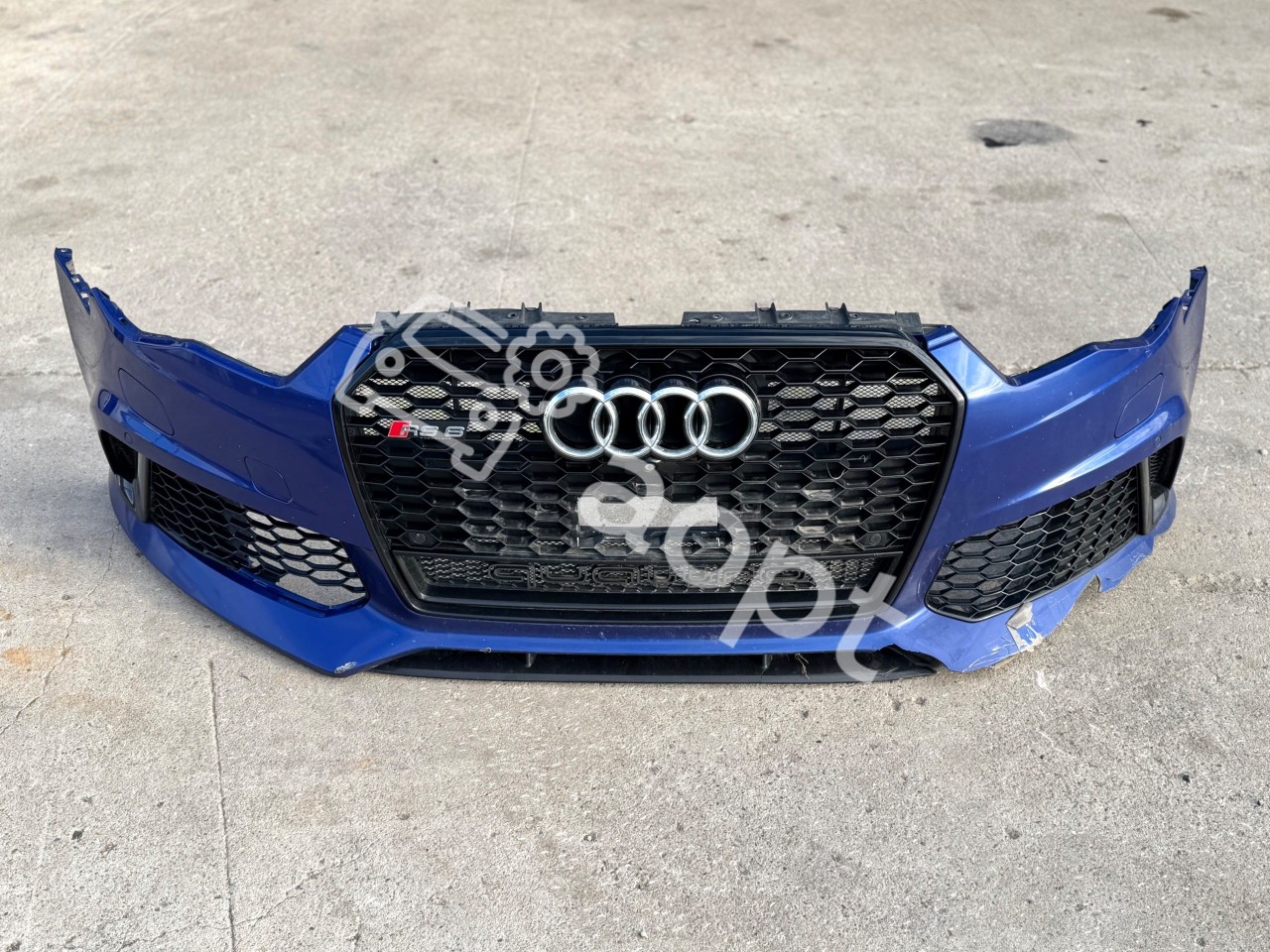 Бампер передний оригинал Audi RS6 C7 Performance, V8 4.0 TFSI рестайлинг