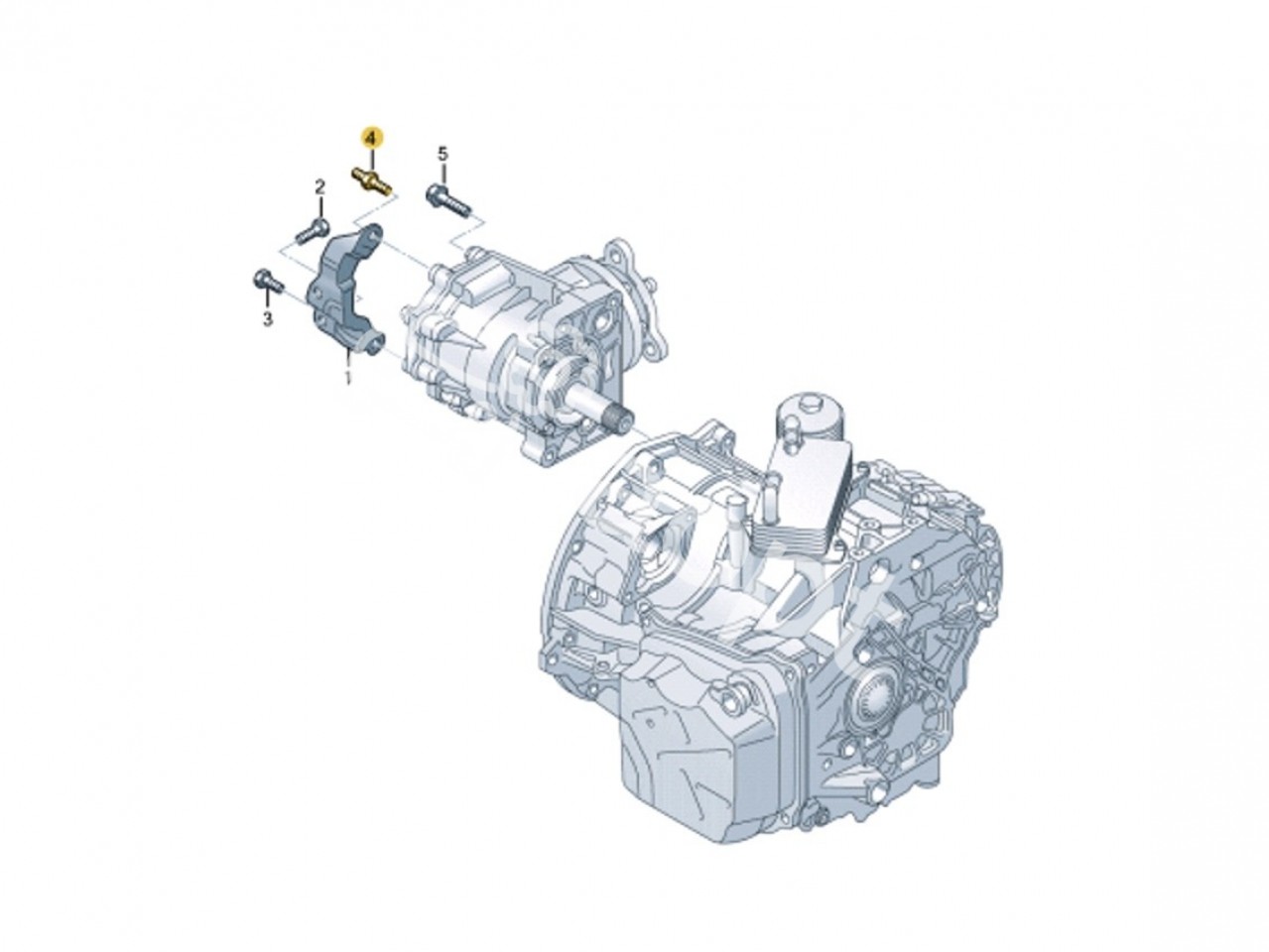 Двойной винт M10X45/M8X16 VAG