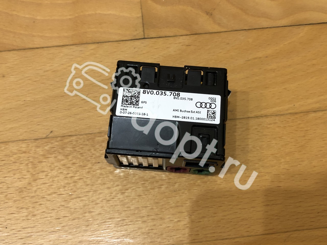 Разъем Jack 3.5 USB на Audi A3, S3, RS3 8V