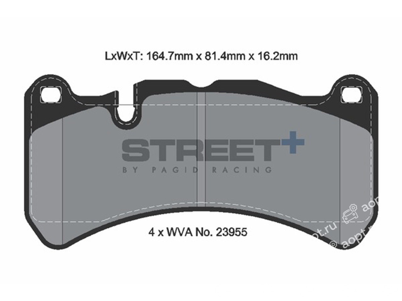 Pagid SP Street+ передние тормозные колодки Brembo 6pot, Maserati, Mercedes-Benz AMG, Alfa Romeo, Toyota, Subaru Impreza WRX STI VAB, RA-R, S208