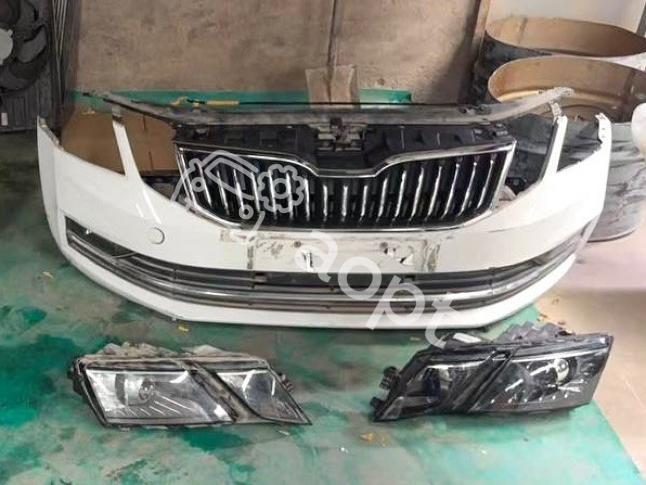 Ноускат оригинал Skoda Octavia A7 facelift