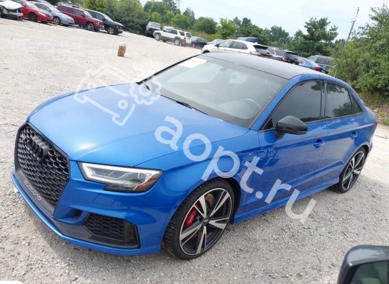 Разбор Audi RS3 8V Sedan 2019, 2.5 TFSI DAZA, DSG DQ500 TTU, цвет Arablau