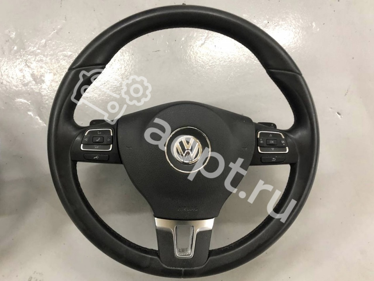 Мультируль с лепестками и подушкой air bag Volkswagen Passat CC, B6, B7,  Eos, Golf 6, Plus, Sharan, Tiguan (3C8419091BF) - купить в Москве