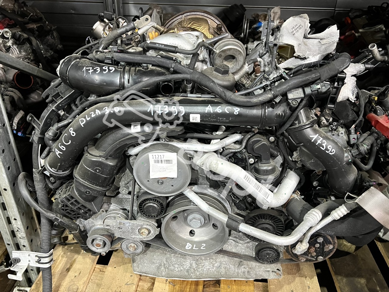 Контрактный двигатель VAG 3.0 TFSI V6 DLZA, Audi A6 C8