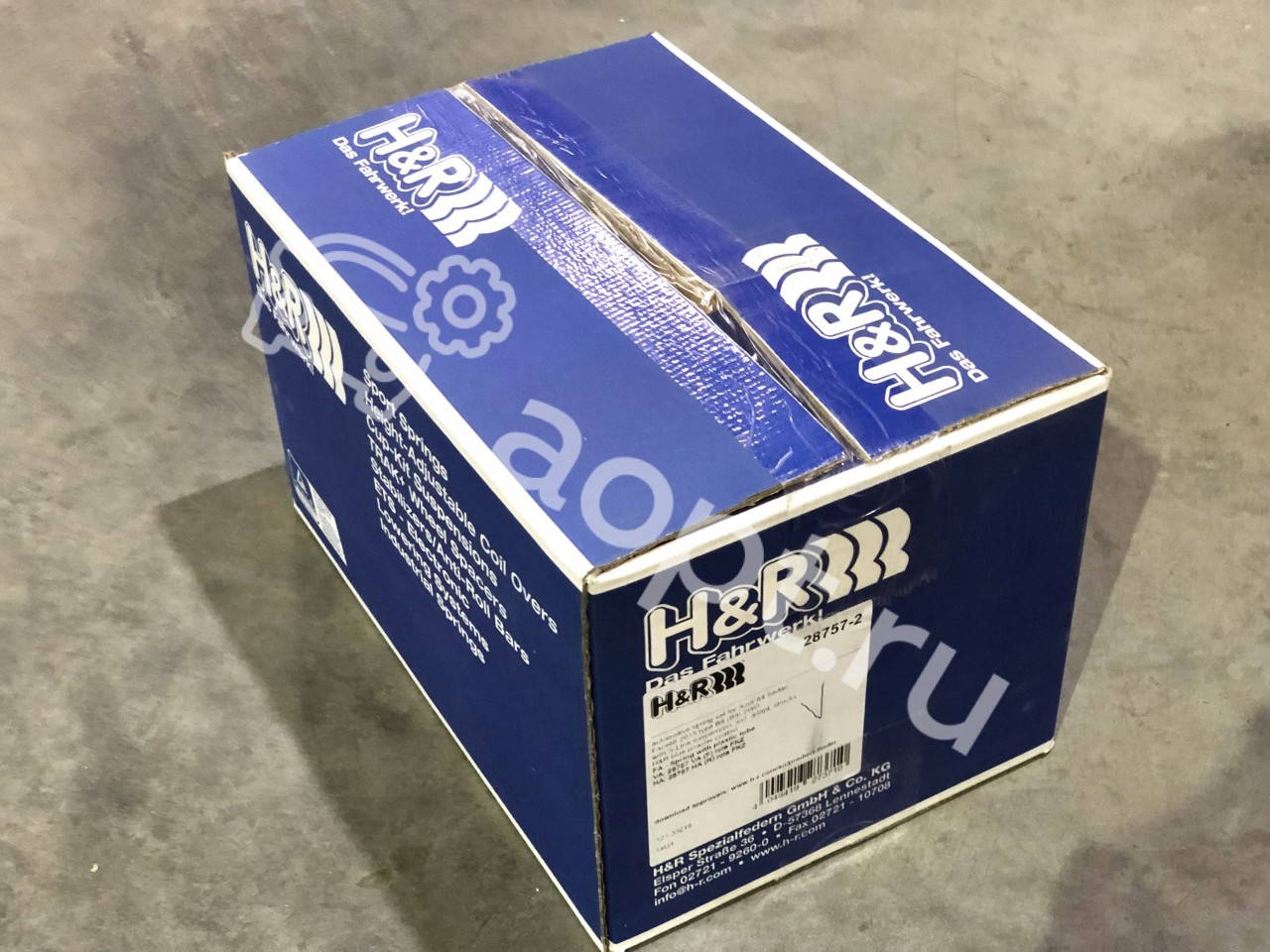 Пружины H&R Audi A4 B8 S-Line, с занижением -20мм.