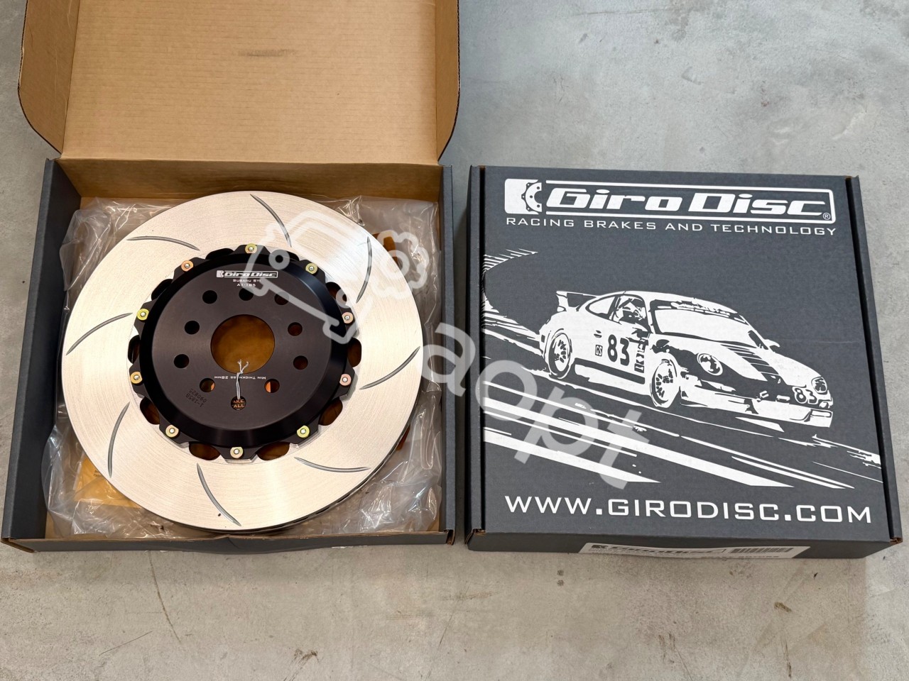 Girodisc передние тормозные диски 340мм Brembo 6pot Subaru Impreza WRX STI Spec-C
