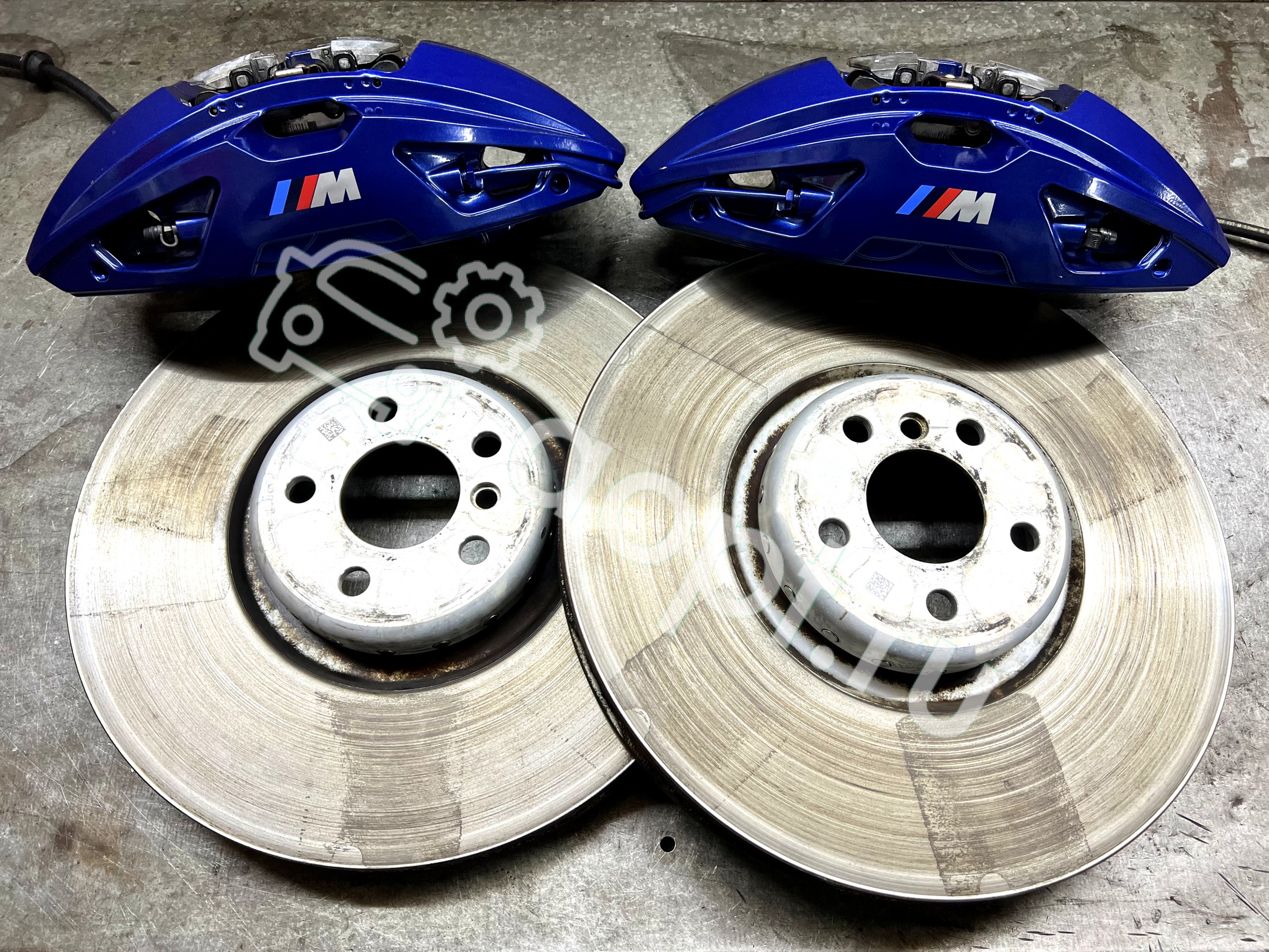 Передние тормоза 395х36 Brembo 4pot BMW M-Perfomance X5 G05, X6 G06, X7  G07, 5 G30, 6 G32, 7 G11, G12, 8 G14, G15, G16, X3 G01, X4 G02  (34106891327) - купить в Москве