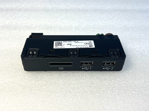 Разъем SD-Card, 2x USB Type-A Audi A6 C8, S6, RS6, A7, S7, RS7, A8, S8, Q7, SQ7, Q8, SQ8, RSQ8, e-Tron GT