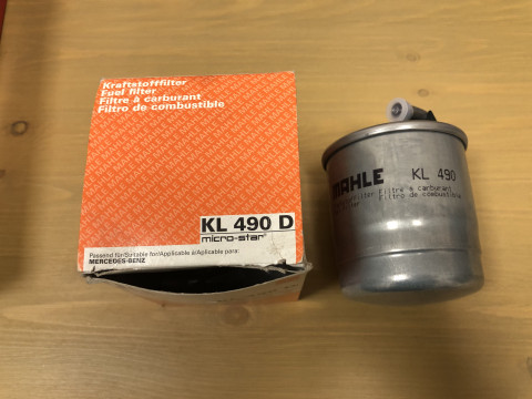 Новый топливный фильтр для дизеля KNECHT MAHLE  KL490D для Mercedes-Benz GL x164