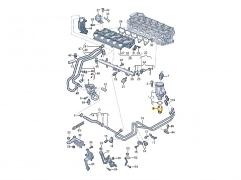 Толкатель ТНВД оригинал VAG Audi 2.5, V6 3.0, V8 4.0, 4.2, V10 5.2 TFSI, RS3, RS4 B8, RS5, A6, S6, RS6 C7, A7, S7, RS7, A8, S8, TTRS, R8, SQ5, Q7, Porsche Cayenne, Bentley, Lamborghini