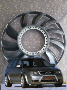 Крыльчатка вентилятора Audi A6 C5 Allroad 2.7 Bi-Turbo BEL, BES
