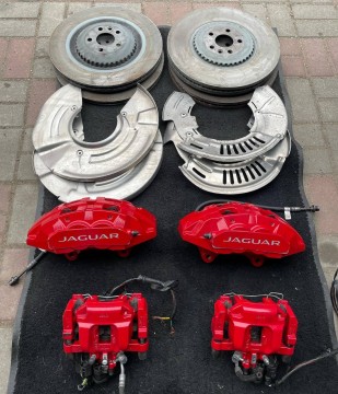 Комплект тормозов Brembo Jaguar F-Pace SVR 5.0 V8, Range Rover Velar, Sport 396mm 395mm