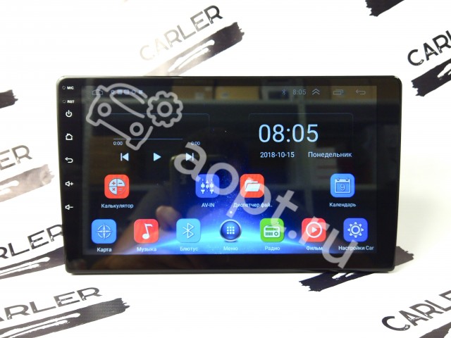 Универсальная магнитола на Android 9", навигация, Bluetooth, Wi-Fi, GPS ...